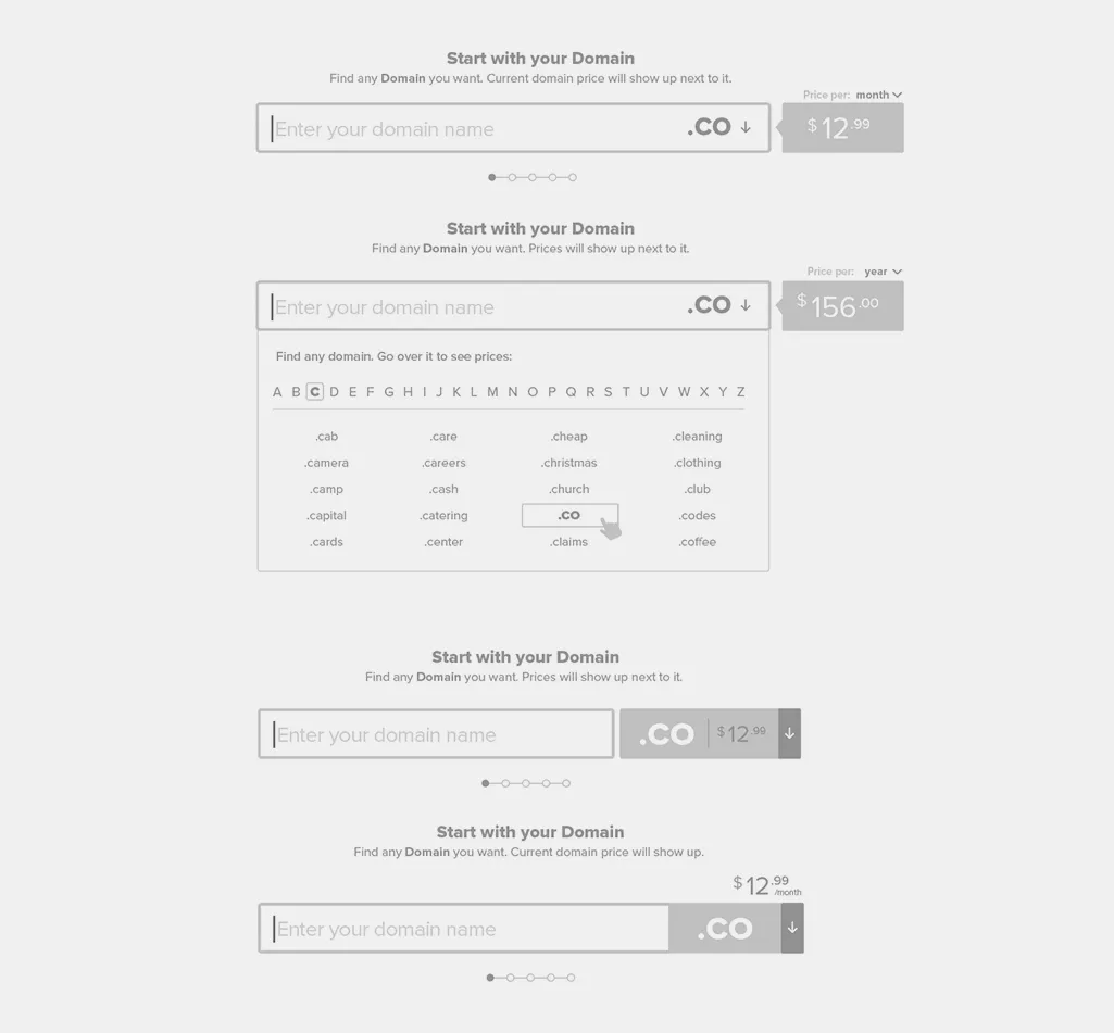 POP Wireframes